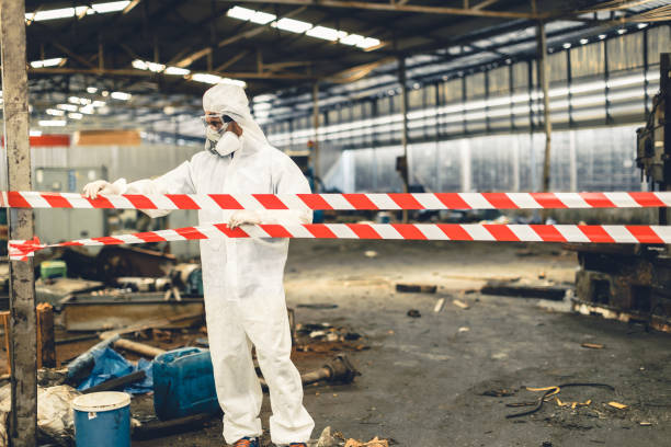 Professional Trauma Scene Cleanup technician working in Bartlett, TX